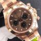 Super Clone Rolex Chocolate Daytona Rose Gold Watch Noob Factory 4130 Movement (2)_th.jpg